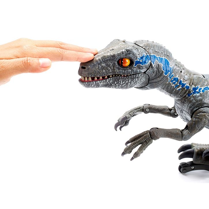 Jurassic World Toys Alpha Training Blue Velociraptor, You Can Train Your  Own Raptor With Handheld R…